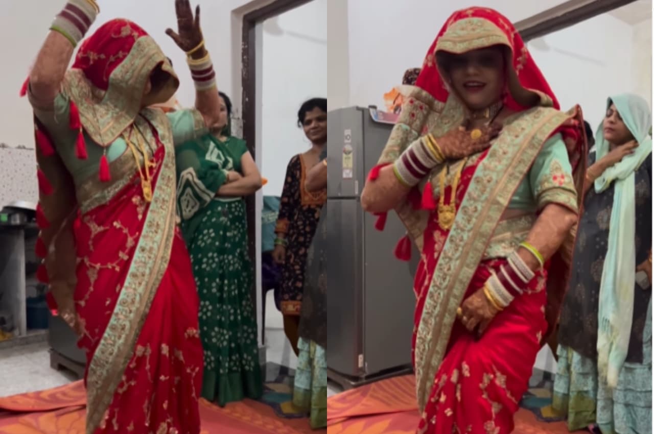नई नवेली दुल्हन ने मटकाई ऐसी कमर, ससुराल में हो गया हल्ला, देखें वीडियो