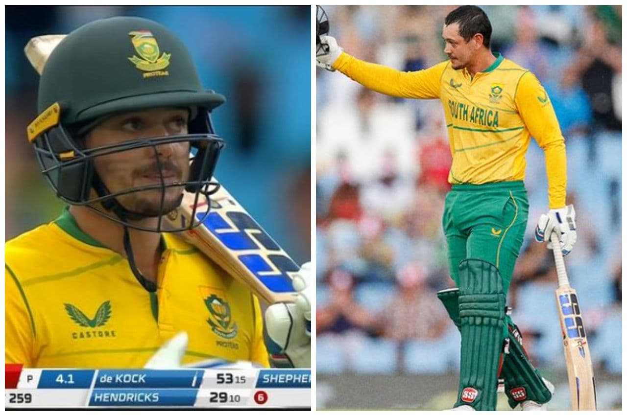 SA vs WI: De Kock ने 43 गेंद में सेंचुरी ठोक रचा इतिहास, इन दिग्गजों को पछाड़ा