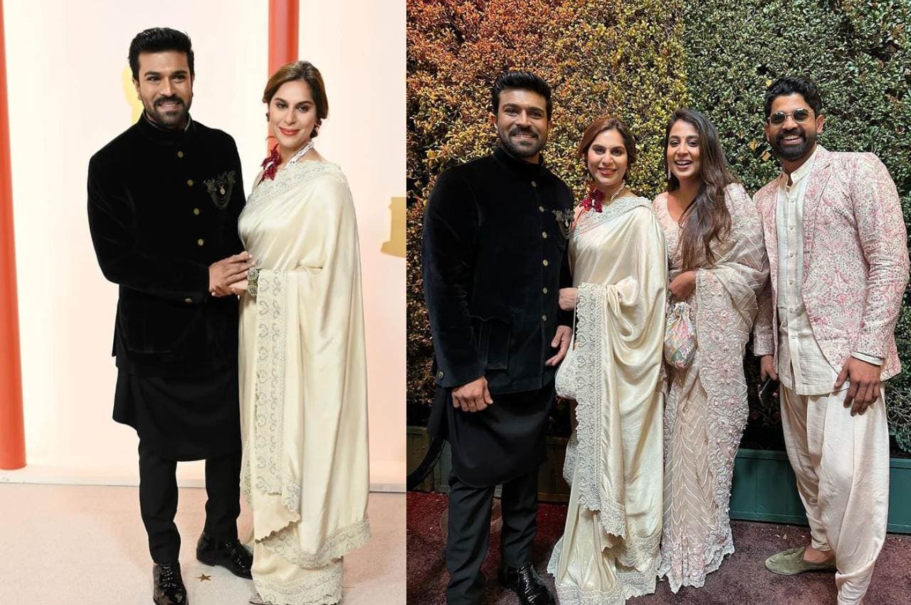 Oscar 2023 में राम चरण की पत्नी ने जीता दिल, साड़ी पहन उपासना ने गर्व से दिखाई भारतीय संस्कृति