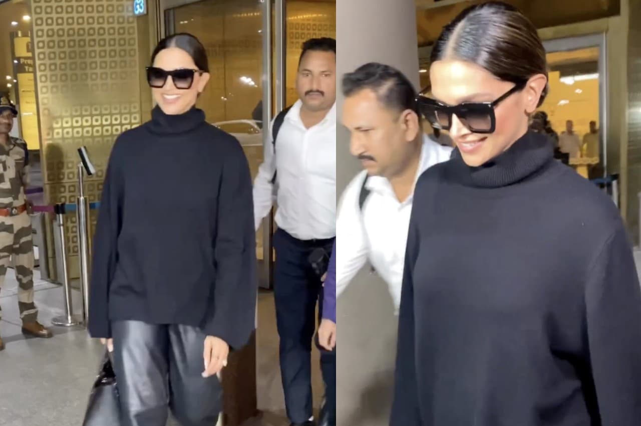 Deepika Padukone Spotted Mumbai Airport: ऑस्कर्स 2023 के बाद भारत वापस लौटीं दीपिका पादुकोण, एक्ट्रेस का हुआ ग्रैंड वेलकम