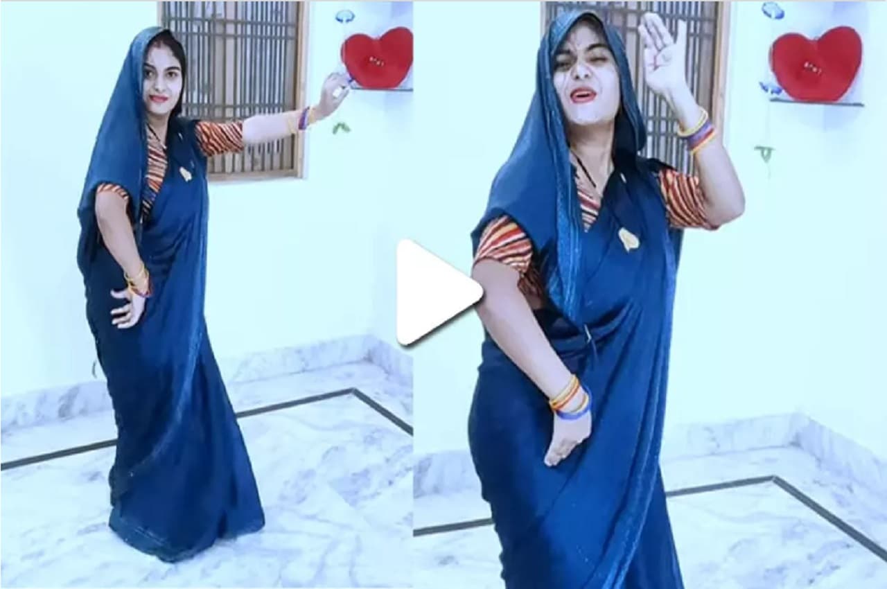 Viral Video: देसी भाभी के हरियाणवी रंग चढ़ते ही बढ़ गए नखरे, फ्लेक्सिबल ठुमकों से सपना चौधरी को दे डाली टक्कर