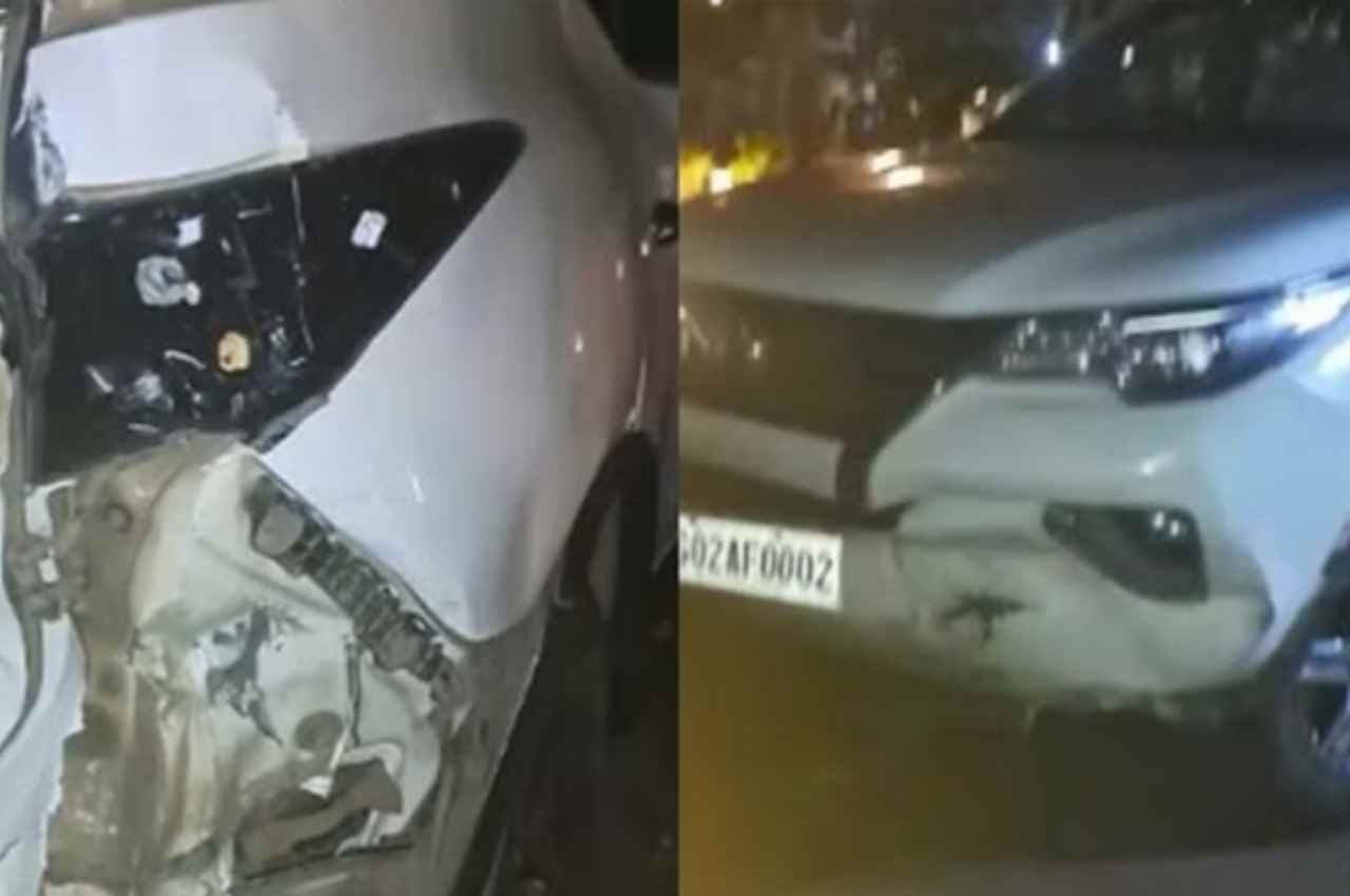 Bilaspur: हादसे में बाल-बाल बचे मंत्री उमेश पटेल, काफिले के पीछ चल रही कार ने मारी टक्कर