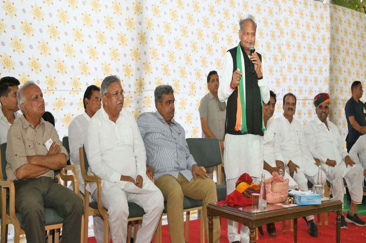 Rajasthan News: सीएम गहलोत बोले- 'पाली संभाग बनने से होगा मारवाड़ क्षेत्र का चहुंमुखी विकास'