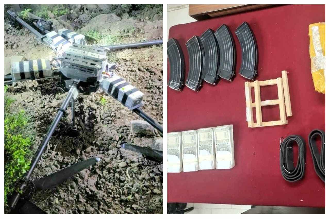 Jammu-Kashmir News: राजौरी में नियंत्रण रेखा के पास सुरक्षा बलों ने मार गिराया ड्रोन, ये सामान किया बरामद