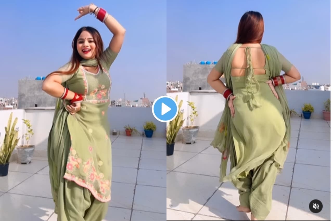 Bhabhi ने हरियाणवी सॉन्ग पर किया कमर तोड डांस, सपना चौधरी से कंपैरिजन करने लगे लोग, देखें वीडियो 