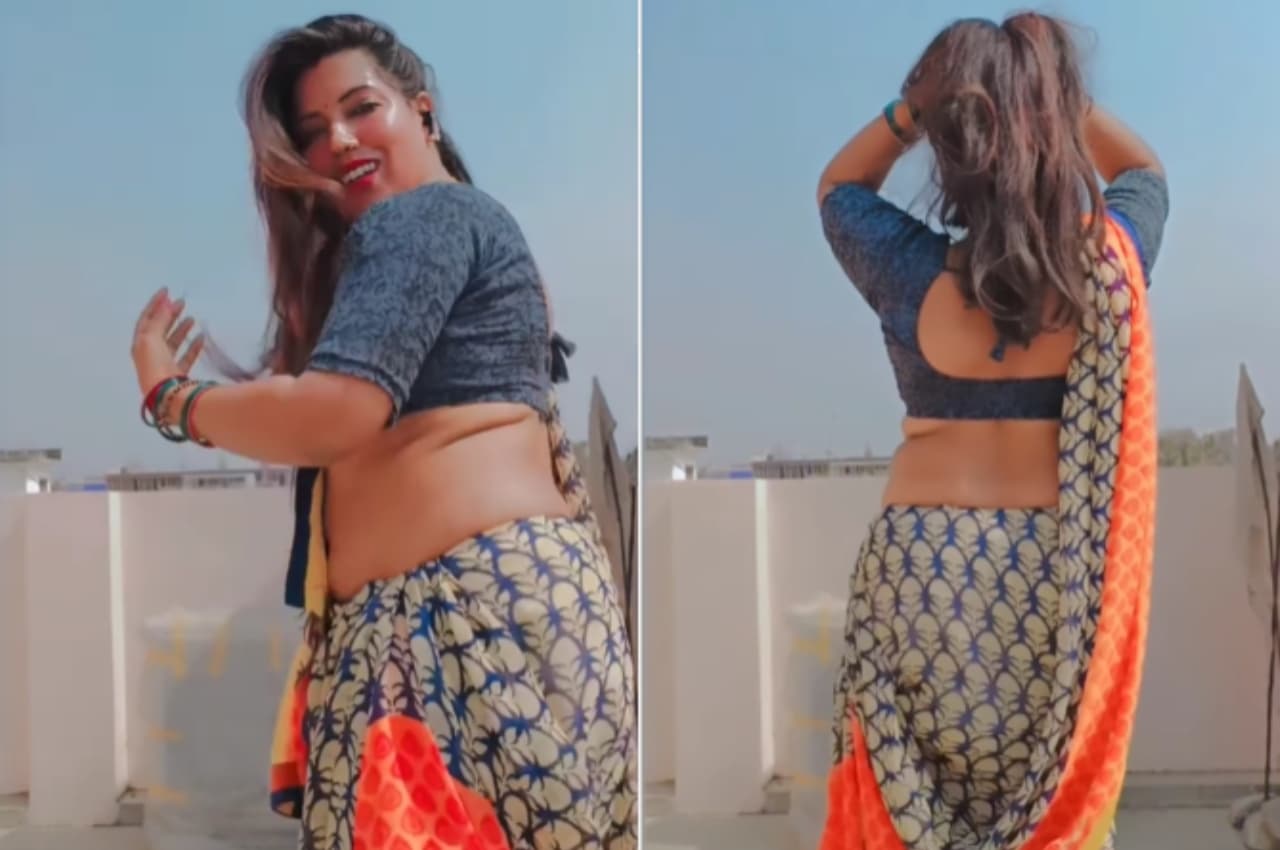 छत पर डांस कर रही भाभी ने लगाए फाडू ठुमके, देखने वालों के छूटे पसीने, वीडियो वायरल 