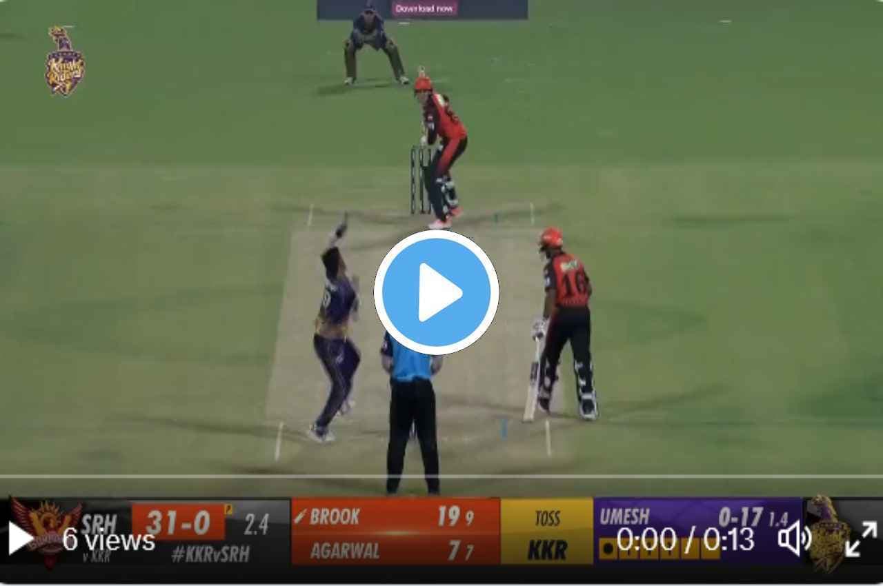 IPL 2023: 'ये टाइमिंग का खेल है' Harry Brook ने लगाया खूबसूरत छक्का, हैरान रह गए उमेश यादव, देखें