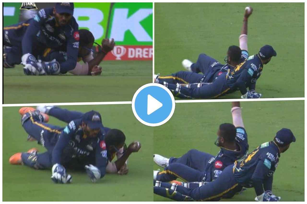 IPL 2023: विकेटकीपर के साथ हुई भयंकर टक्कर, फिर भी Yash Dayal ने लपक लिया असंभव कैच, देखें