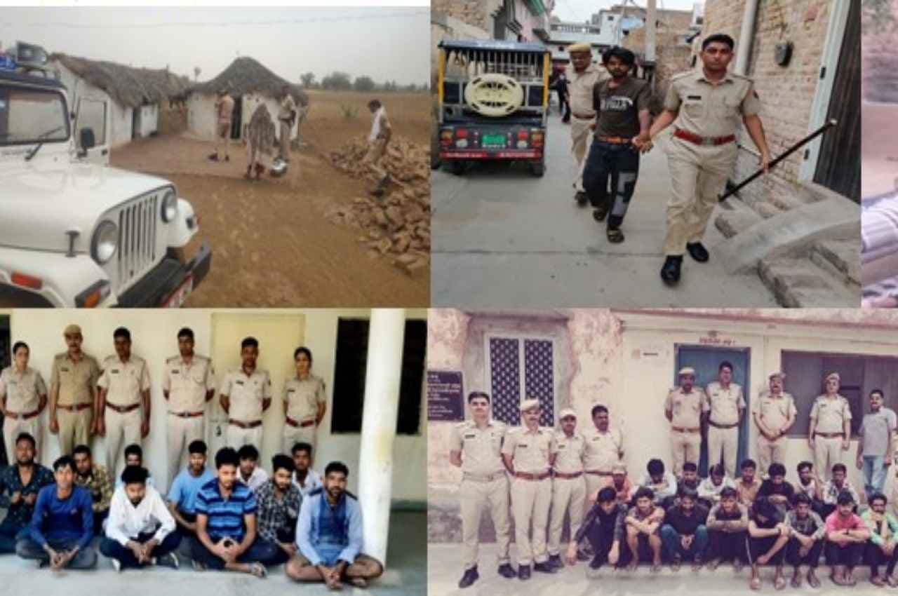 Bikaner News: बीकानेर रेंज में संपत्ति संबंधी अपराधियों पर चला पुलिस का डंडा, पुलिस की 465 टीमों ने पकड़े 506 बदमाश