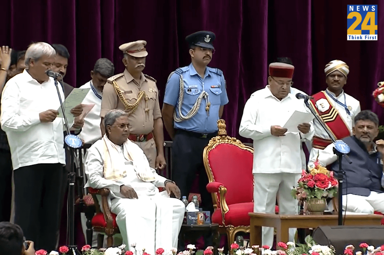 Karnataka Cabinet Expansion: कर्नाटक में सिद्धारमैया सरकार का पहला विस्तार, 24 और विधायक बने मंत्री, अब मंत्रिमंडल में 34 सदस्य