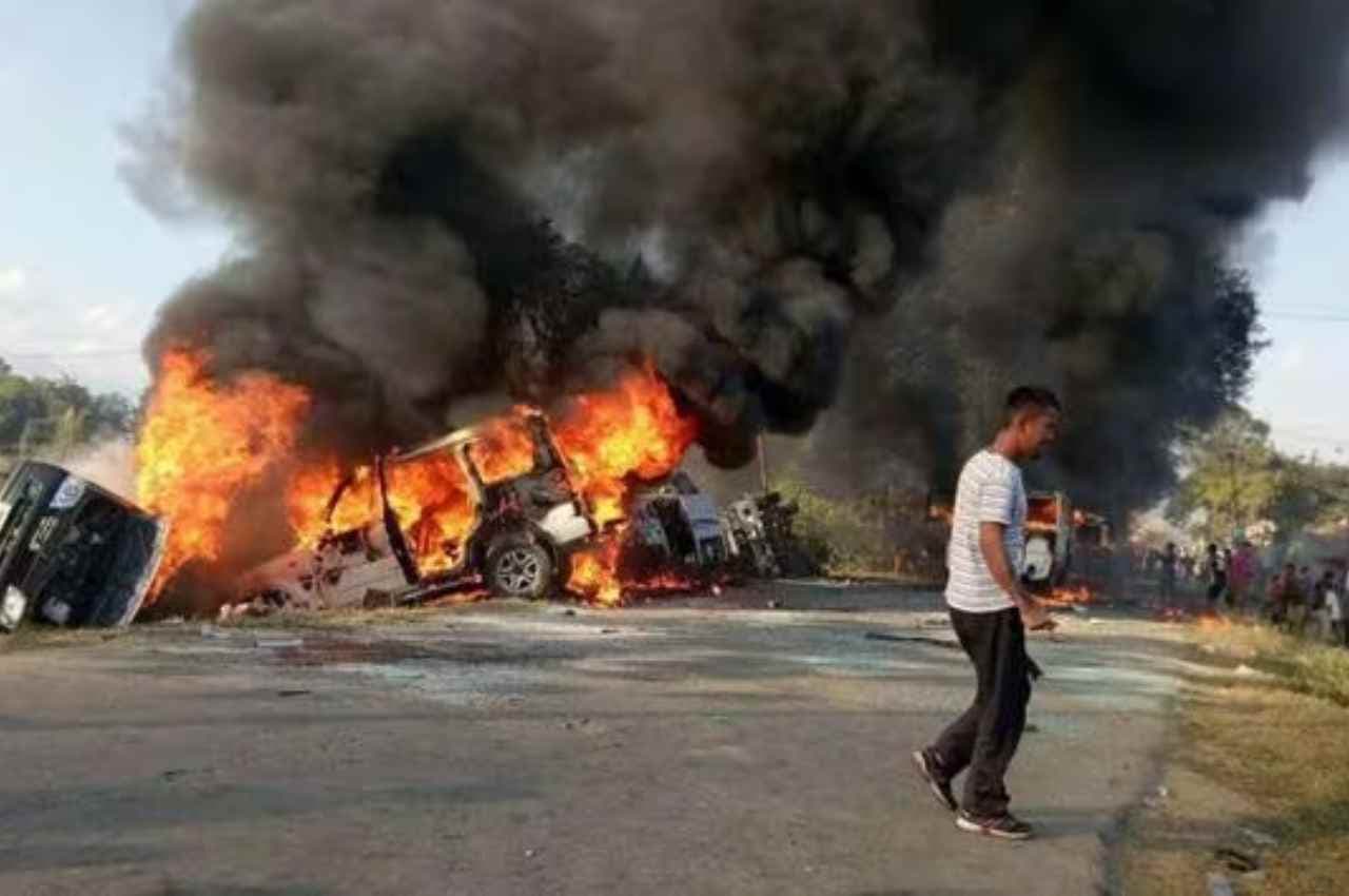 Manipur violence: हिंसा से प्रभावित 1000 से अधिक लोगों ने असम में ली शरण, अब तक 54 की मौत