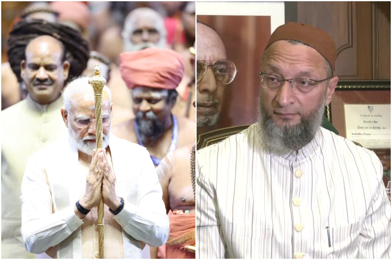 New Parliament Row: 'पीएम नए संसद में केवल एक धर्म के लोगों को ले गए...', नई संसद के उद्घाटन पर ओवैसी ने मोदी पर साधा निशाना