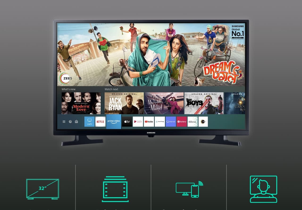 Samsung 32 Inch Smart TV: सिर्फ 7 हजार में मिल रहा है स्मार्ट टीवी! जानें क्या है डील