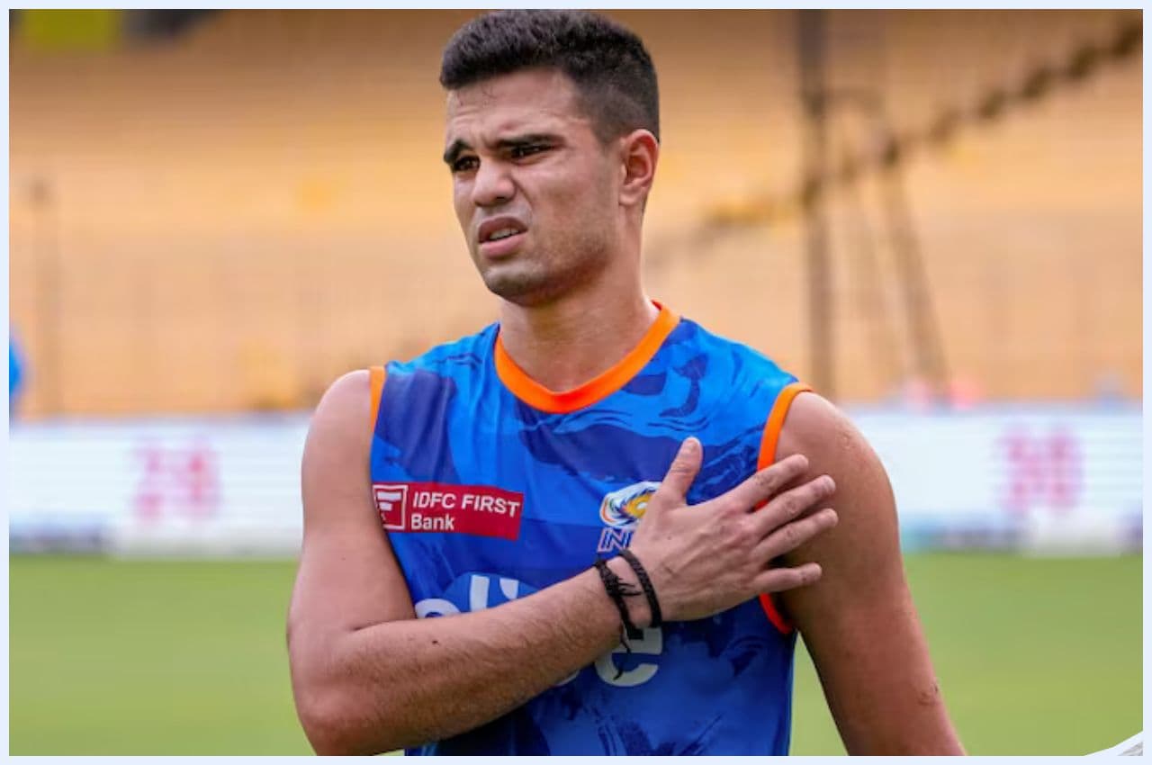 IPL 2023 MI vs LSG Dog Bite Arjun Tendulkar