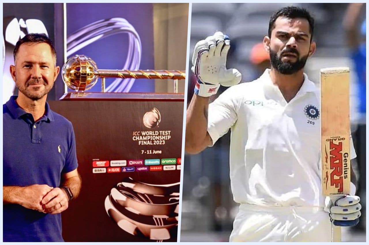 पोंटिंग ने किया ICC वर्ल्ड टेस्ट चैंपियनशिप 2023 की ट्रॉफी का अनावरण, कोहली ने बढ़ाई ऑस्ट्रेलिया की टेंशन