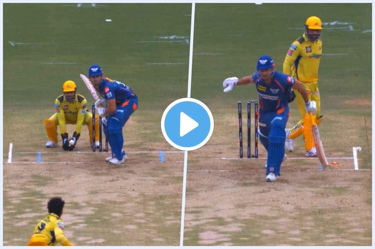 LSG vs CSK Marcus Stoinis bowled by Jadeja
