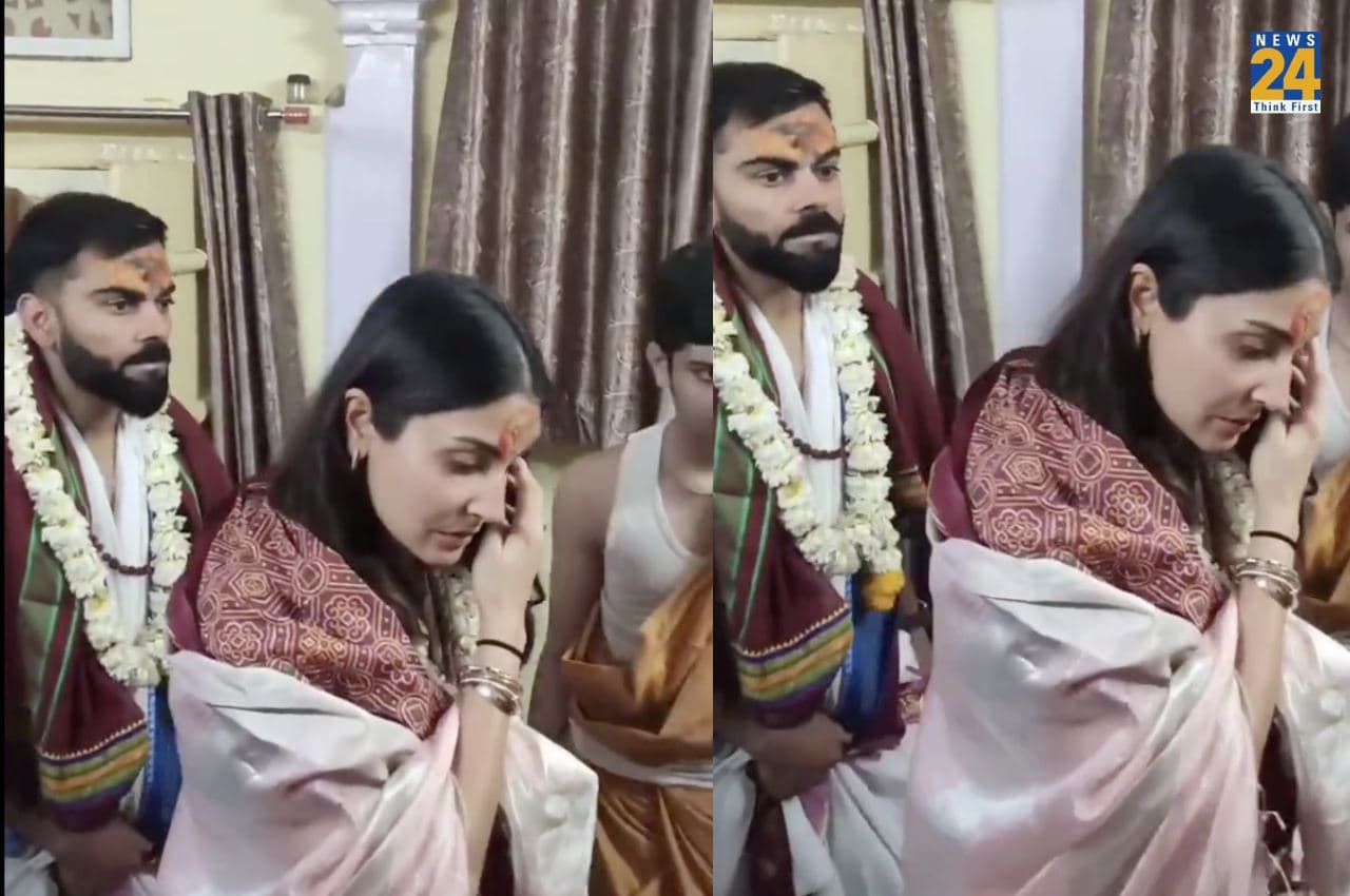 Anushka Sharma-Virat Kohli Temple Video: अनुष्का शर्मा और विराट कोहली का वायरल हो रहा वीडियो, मंदिर में दर्शन करते आए नजर