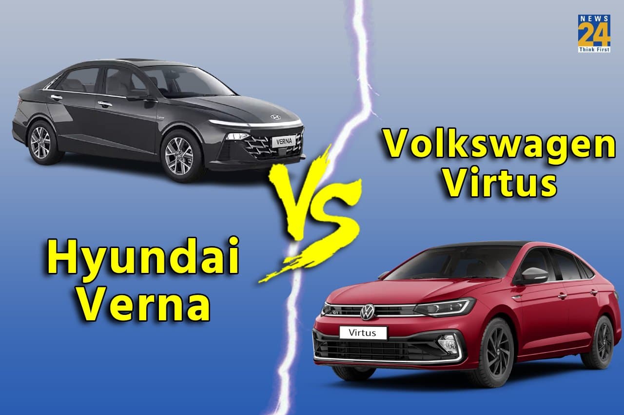 वोक्सवैगन की Virtus में जानदार सेफ्टी फीचर्स और हुंडई की Verna में 528 लीटर का बड़ा बूट स्पेस, जानें इन सेडान कार के फीचर्स और कीमत