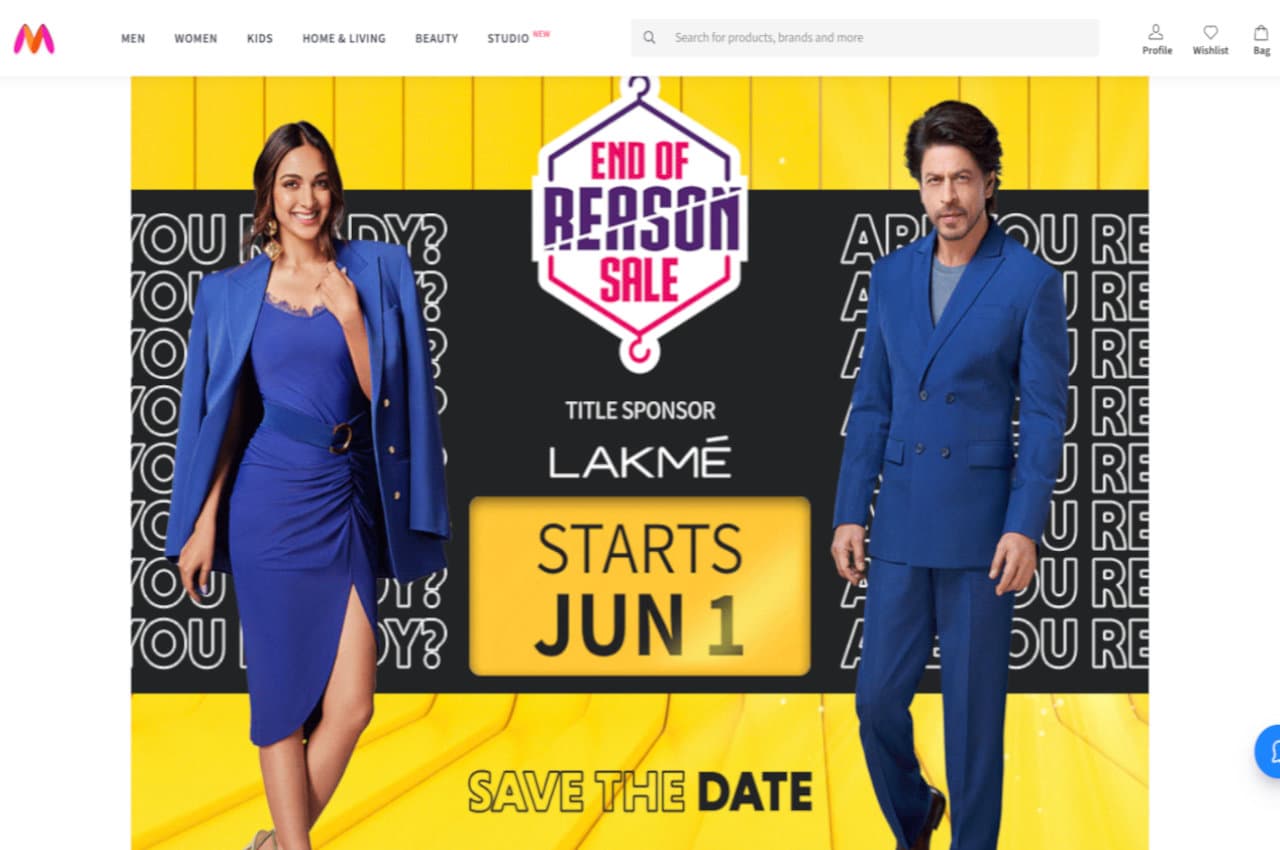 1 जून से Myntra का EORS18, मिलेंगे 6000 से अधिक ब्रांड्स के 20 लाख से अधिक प्रोडक्टस