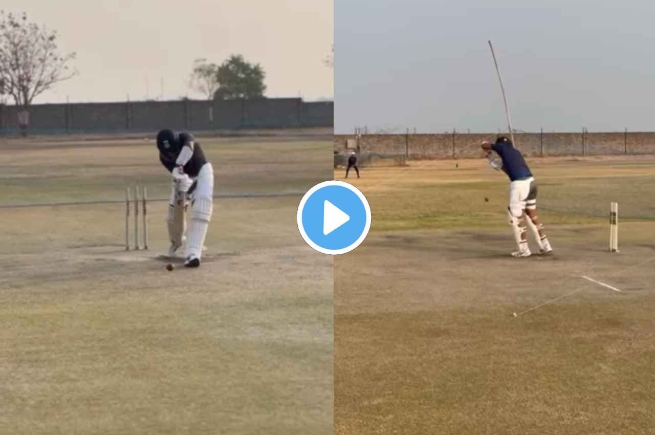 चेतेश्वर पुजारा ने शुरू की टेस्ट टीम में वापसी की तैयारी, नेट्स में जमकर बहाया पसीना, देखें वीडियो
