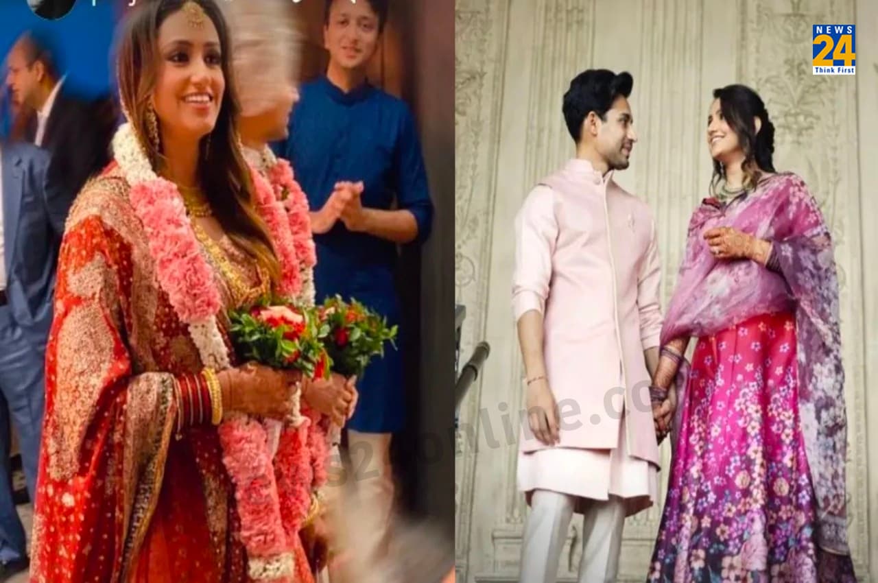 Krishna Bhatt-Vedant Wedding: विक्रम भट्ट की बेटी कृष्णा भट्ट-वेदांत सारदा की वेडिंग रिसेप्शन में सेलेब्स ने जमाई महफिल