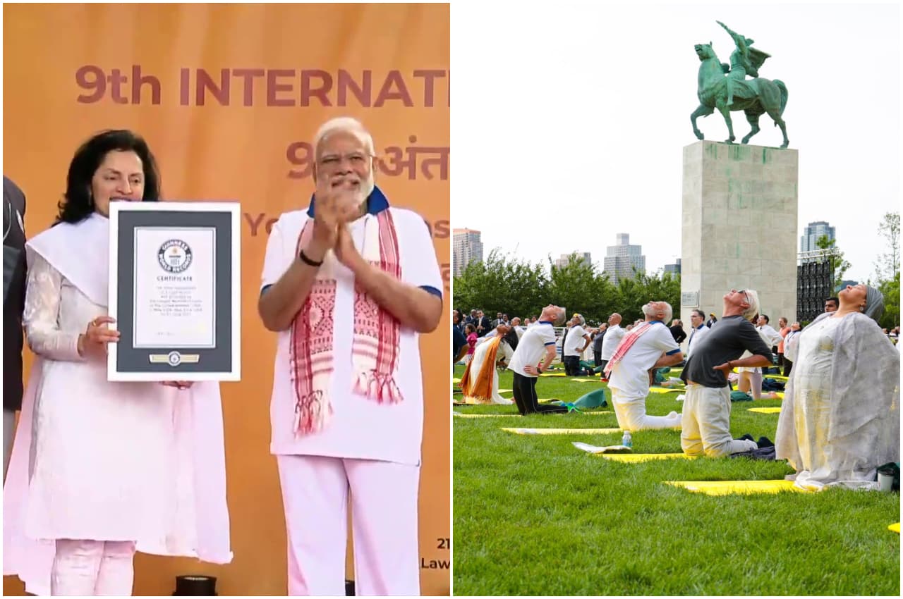 Yoga Day 2023: पहली बार UN में एक साथ 135 देश के लोगों ने किया योग, PM मोदी की मौजूदगी में बना वर्ल्ड रिकॉर्ड