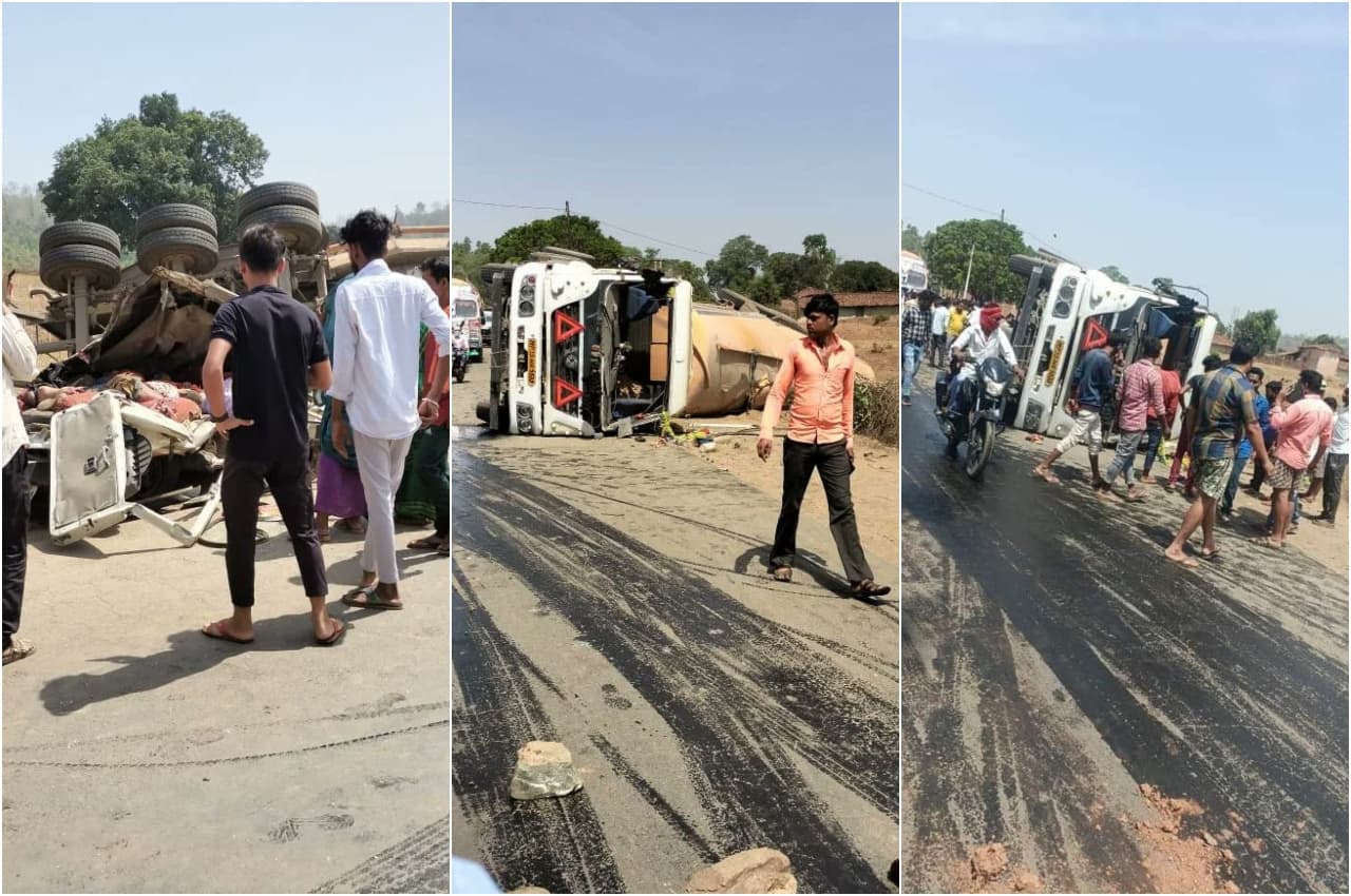Sidhi Road Accident: मध्य प्रदेश के सीधी में ट्रक बेकाबू होकर कार पर पलटा, दो बच्चों समेत सात की मौत