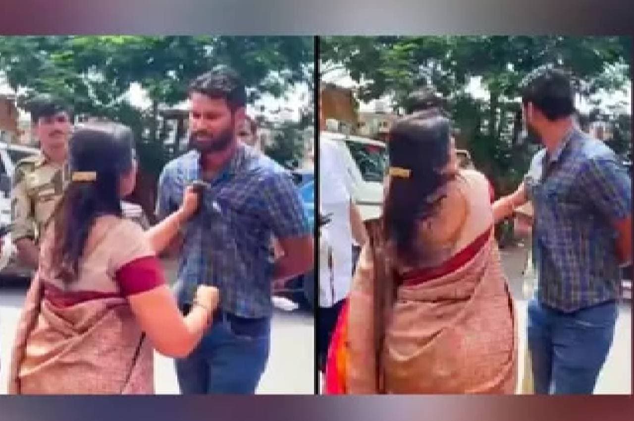Slapping Engineer: महाराष्ट्र की विधायक ने इंजीनियर को बताया नालायक, कैमरे के सामने जड़ा थप्पड़