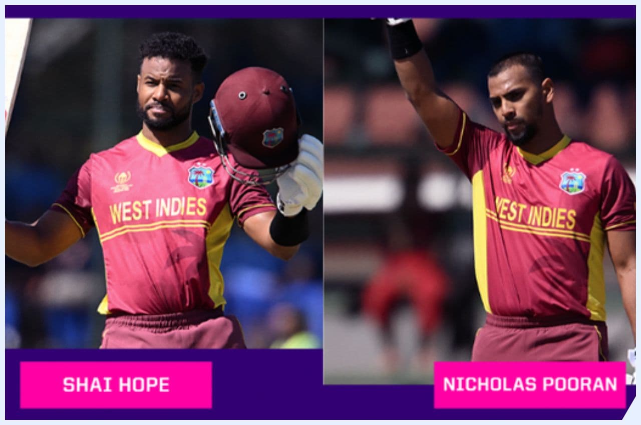 WI vs NEP: नेपाल के खिलाफ पूरन-होप के तूफानी शतक, 216 रनों की साझेदारी कर लगाया रनों का अंबार