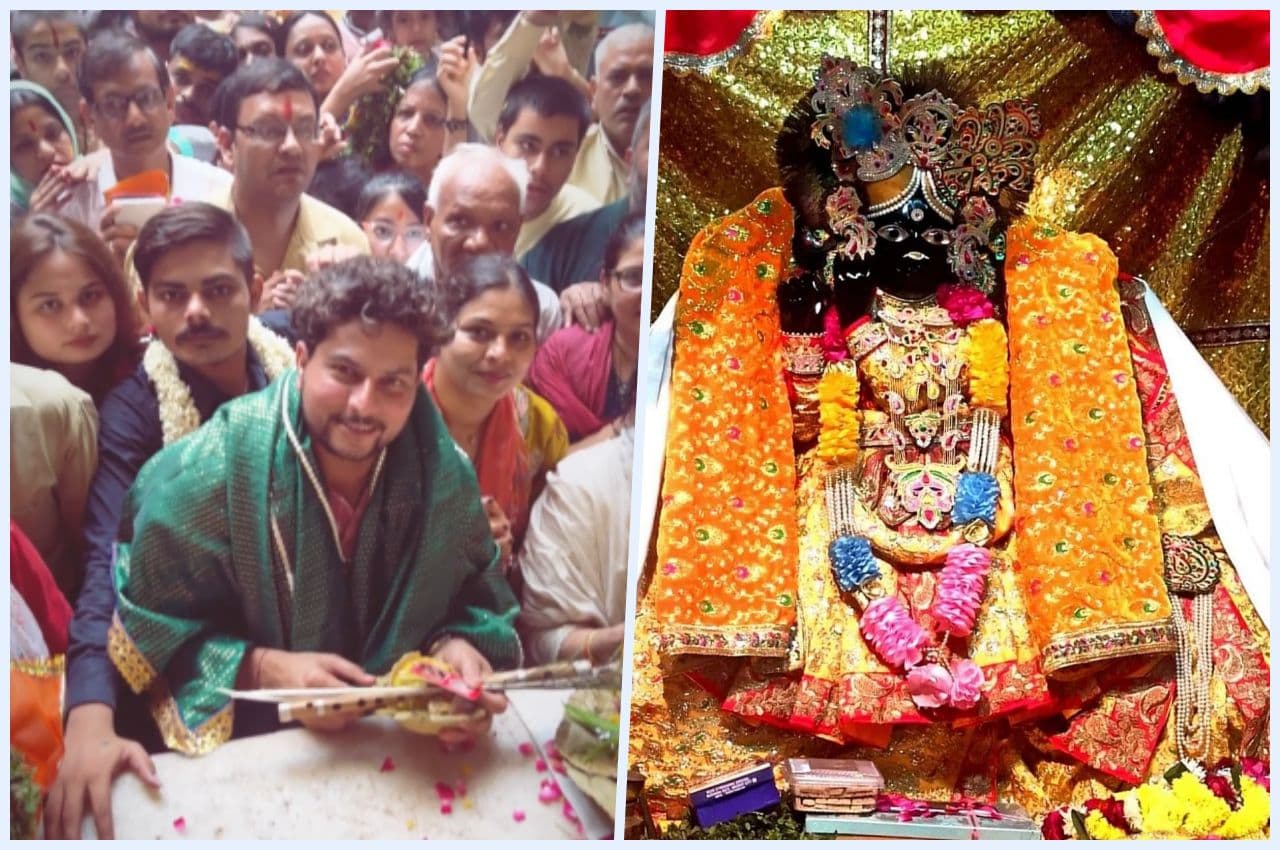 भक्ति में लीन हुआ टीम इंडिया का स्टार प्लेयर, वृंदावन में जप रहा राधे-राधे, देखें वीडियो