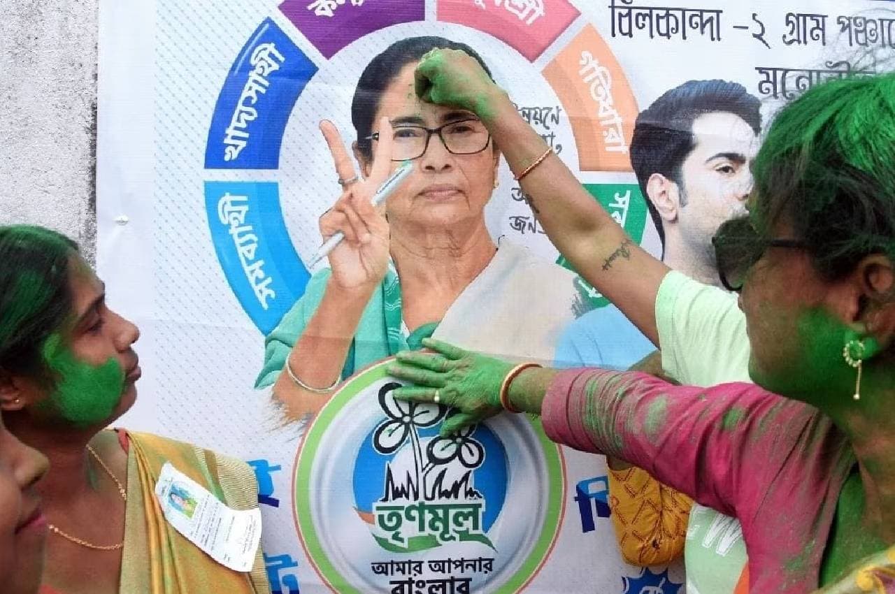 बंगाल के ग्रामीण चुनाव में टीएमसी की बड़ी जीत, दूसरे नंबर पर भाजपा; कुछ सीटों के नतीजे बाकी