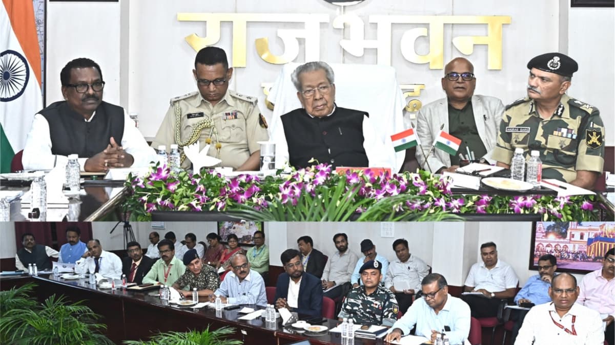 राज्यपाल हरिचंदन ने केंद्र के विभाग प्रमुखों की ली बैठक, बोले- केंद्र की योजनाओं का लाभ लोगों तक पहुंचाएं