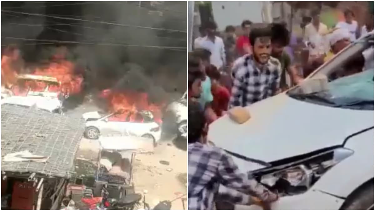 हरियाणा में दंगा: ब्रजमंडल यात्रा पर हमला कर फूंकी 40 गाड़ियां, कई पुलिसकर्मियों को लगी गोली, होमगार्ड की मौत