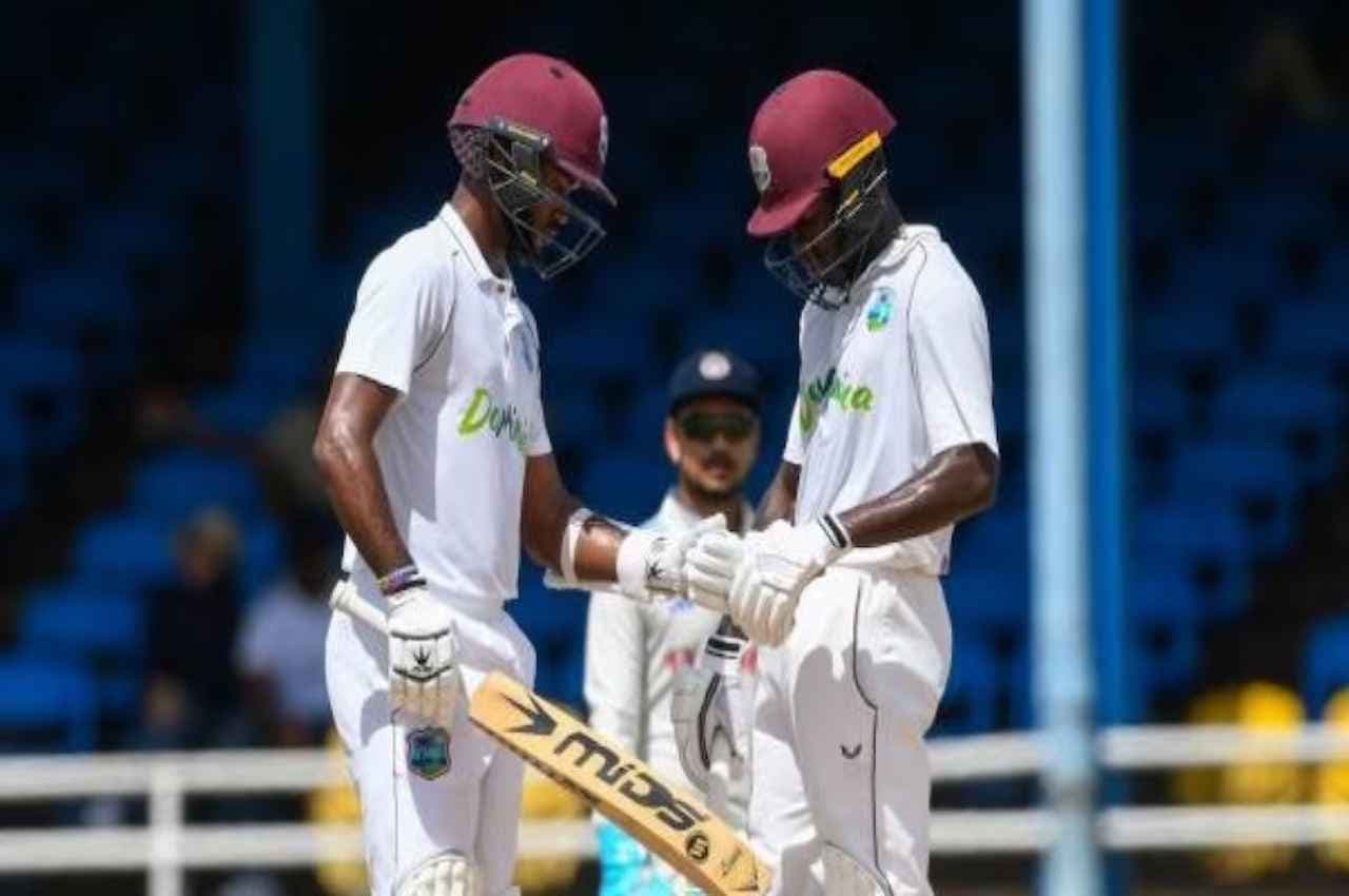 IND vs WI: क्रेग ब्रेथवेट की कप्तानी पारी, वेस्टइंडीज ने दिखाया दमखम, तीसरे दिन की समाप्ति पर भारत 209 रनों से आगे