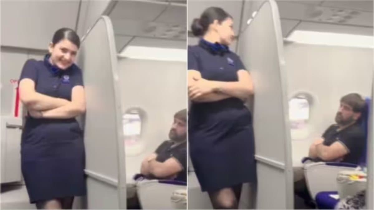 MS Dhoni airhostess