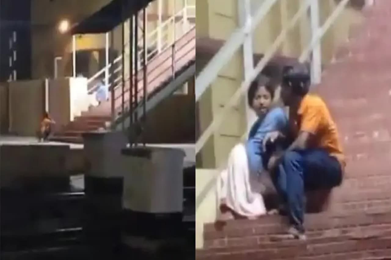 Viral Video: रेलवे प्लेटफॉर्म पर गर्लफ्रेंड ने दी लड़के को ऐसी सजा, लोग बोले- प्यार हो तो ऐसा
