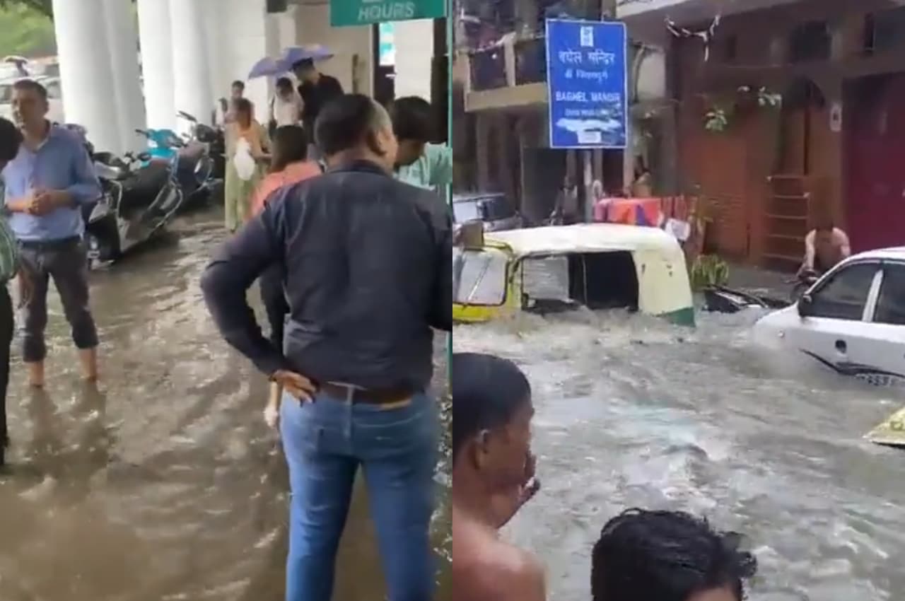 दिल्ली समेत देश के कई हिस्सों में जोरदार बारिश, दरिया बनीं सड़कें, देखें वीडियो
