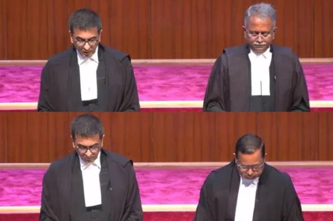 सुप्रीम कोर्ट को दो और जज मिले; सीजेआई चंद्रचूड़ ने जस्टिस भुइयां और भट्टी को दिलाई शपथ