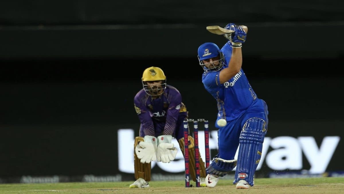 MCL 2023: Tim David ने 3 गेंदों को बना दिया 'रॉकेट', तूफानी छक्कों पर दिल हार बैठेंगे आप, देखें वीडियो