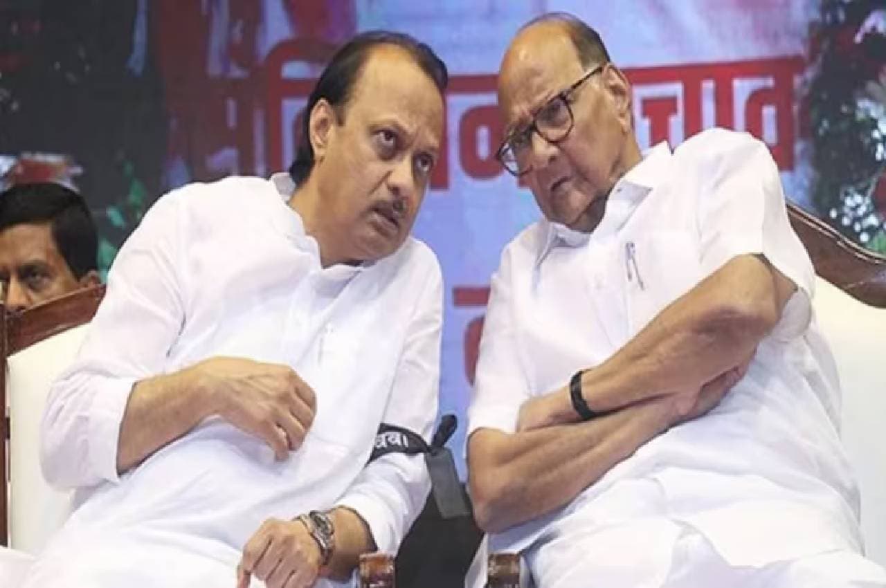 शरद पवार की NCP में बड़ी टूट, अजित पवार ने दूसरी बार की बगावत, जानें चाचा से कैसे बिगड़ी बात