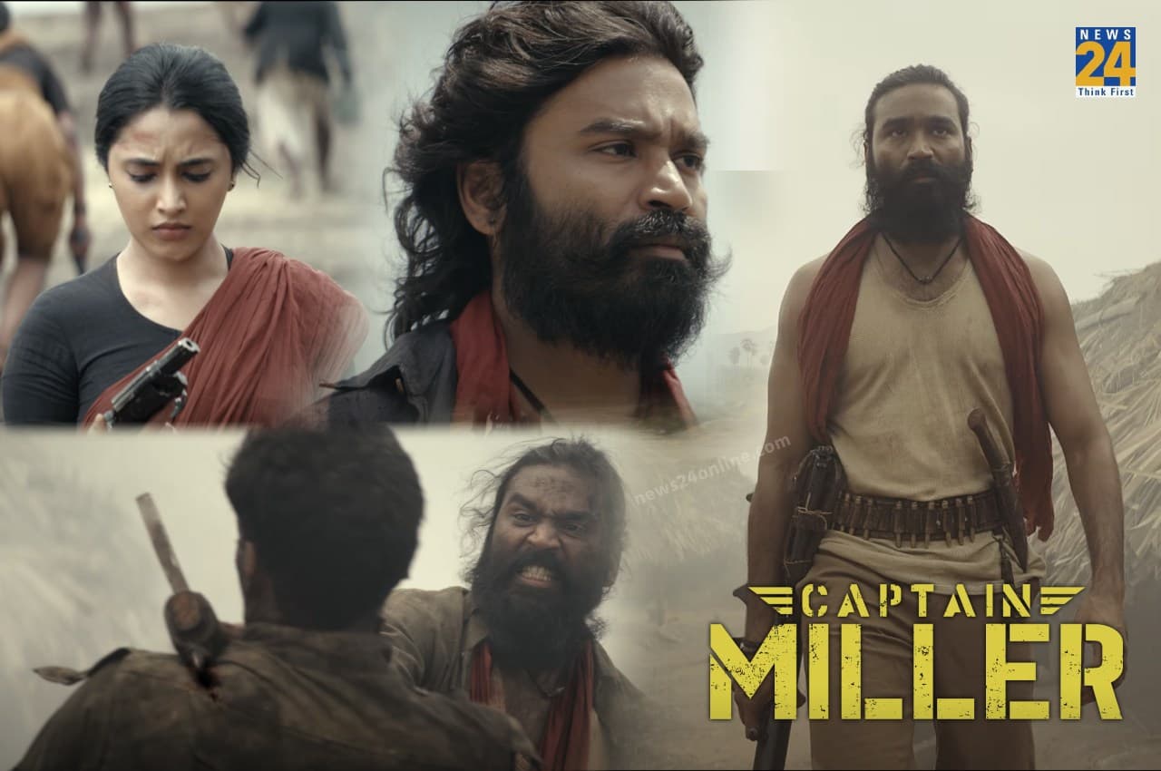 Captain Miller Teaser: ताबड़तोड़ एक्शन करते दिखे धनुष, 'कैप्टन मिलर' का धमाकेदार टीजर आउट