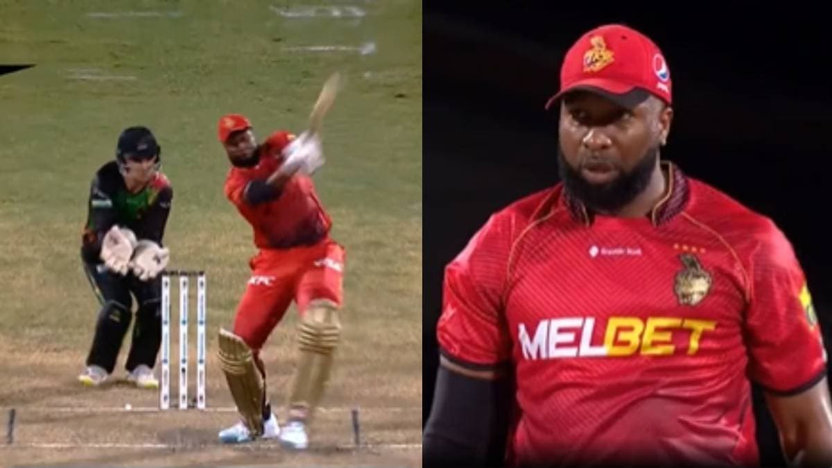 Kieron Pollard ने दिखाया कैरेबियाई पॉवर, एक ओवर में जड़े 4 छक्के, तीन बार गेंद 100 मीटर से भी ज्यादा गई दूर