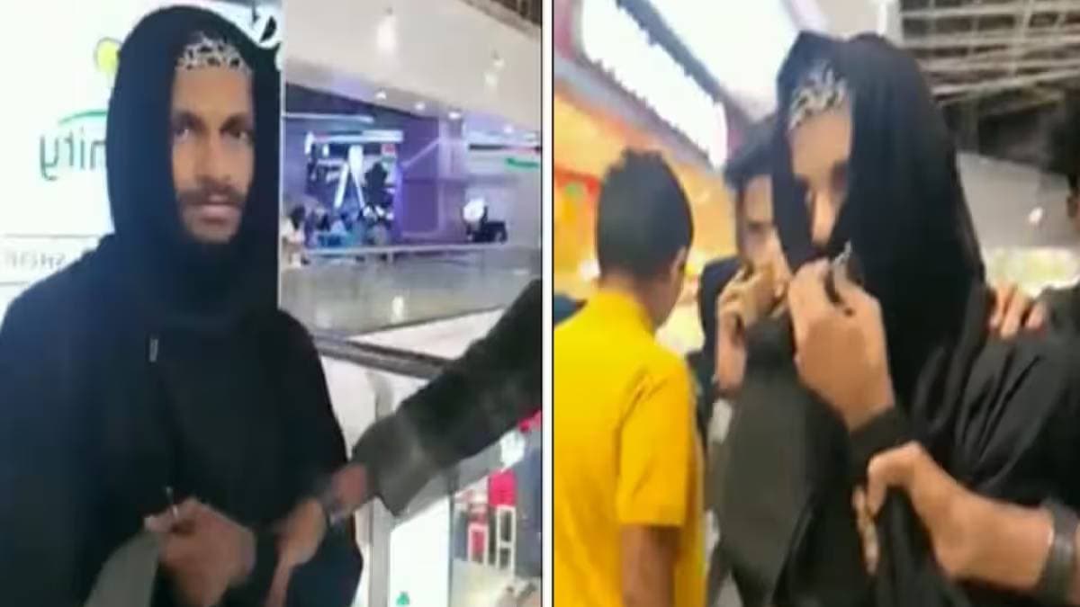 लुलु मॉल के वॉशरूम में बुर्का पहनी 'महिला' बनाने लगी वीडियो, पकड़ा तो हुआ ये खुलासा