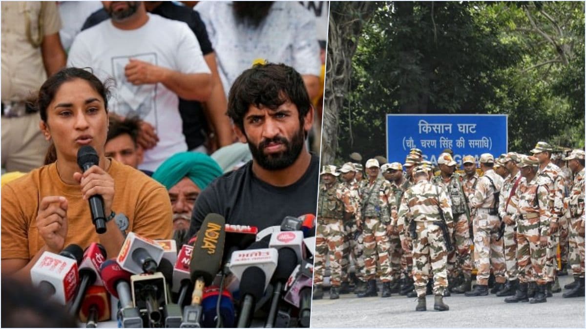 राजघाट पर धारा 144 लागू, गुस्साए पहलवान बोले- हमें प्रेस कॉन्फ्रेंस करने से रोका गया, जल्द करेंगे अगली तारीख का ऐलान