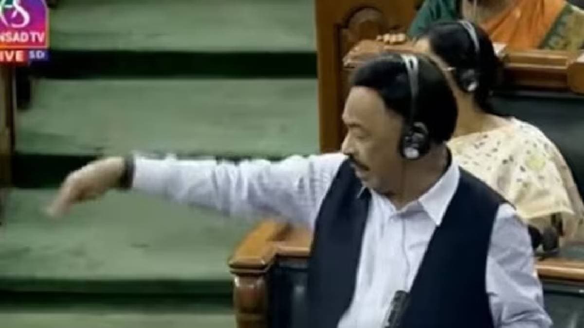 केंद्रीय मंत्री ने सदन में खोया आपा, बोले- अरे बैठ, पीछे बैठ... तुम्हारी औकात निकालूंगा