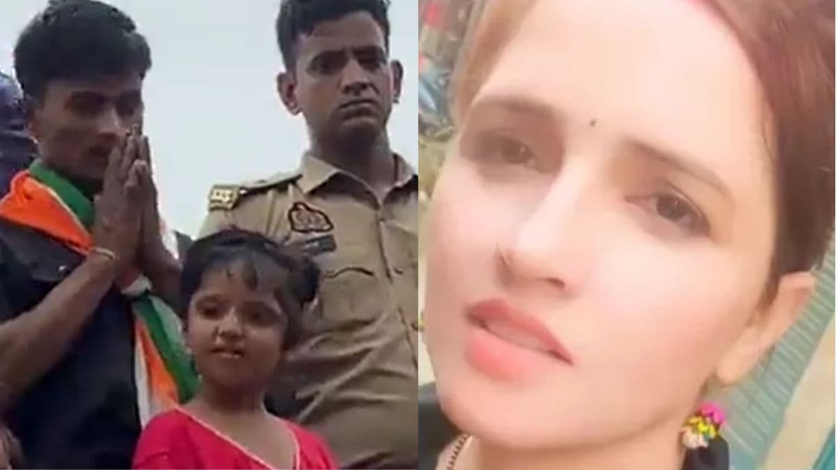 पाकिस्तानी महिला ने गले में लपेटी 'तिरंगा' चुनरी, झंडा लेकर बोली- भारत माता की जय