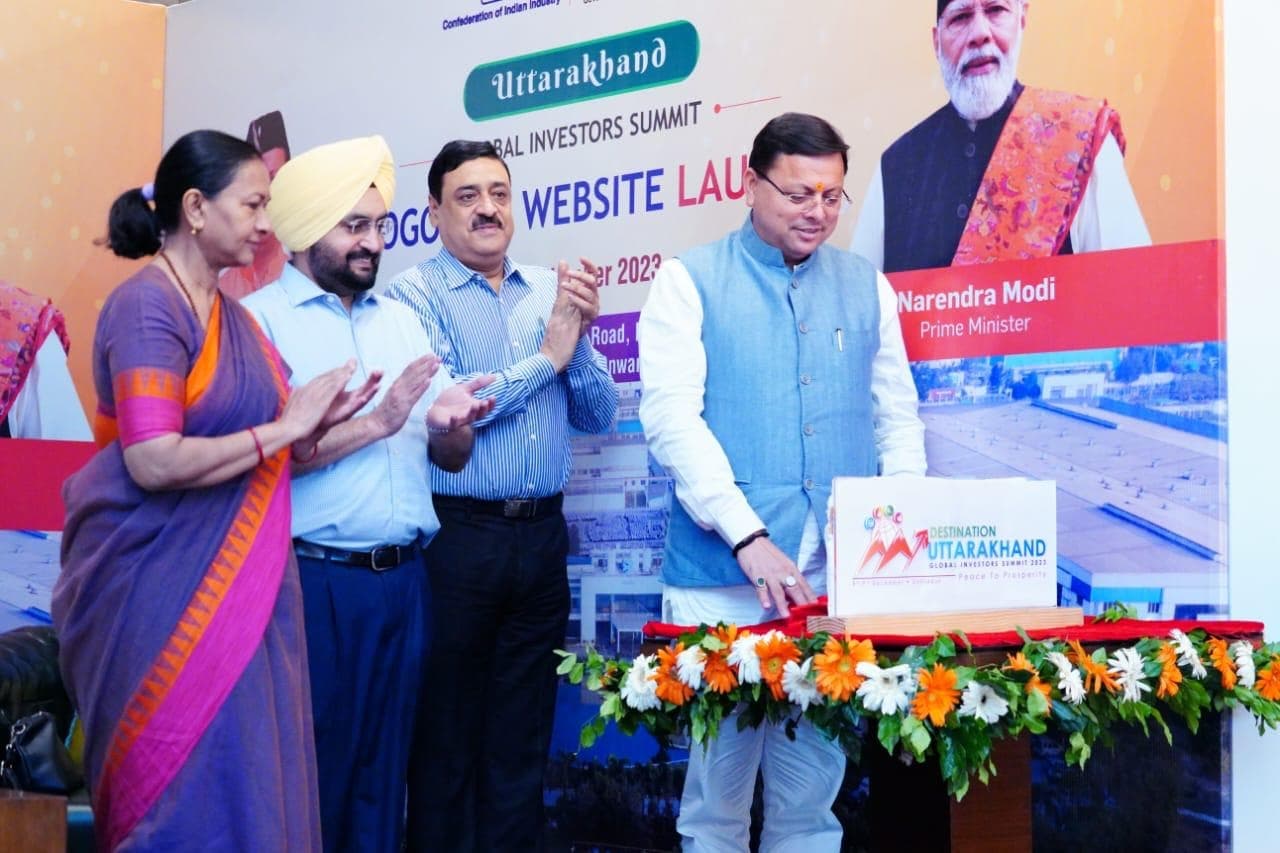 उत्तराखंड ग्लोबल इन्वेस्टर्स समिट का लोगो और वेबसाइट लॉन्च; CM धामी ने कहा-2.5 लाख करोड़ का निवेश कराएगी सरकार