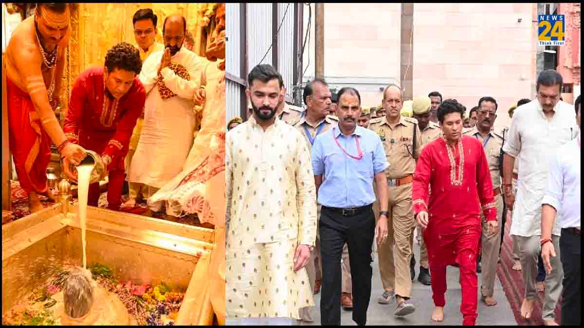 Sachin Tendulkar ने काशी विश्वनाथ में की पूजा अर्चना, गावस्कर, कपिल देव समेत अन्य क्रिकेटर्स भी रहे मौजूद, देखें Video