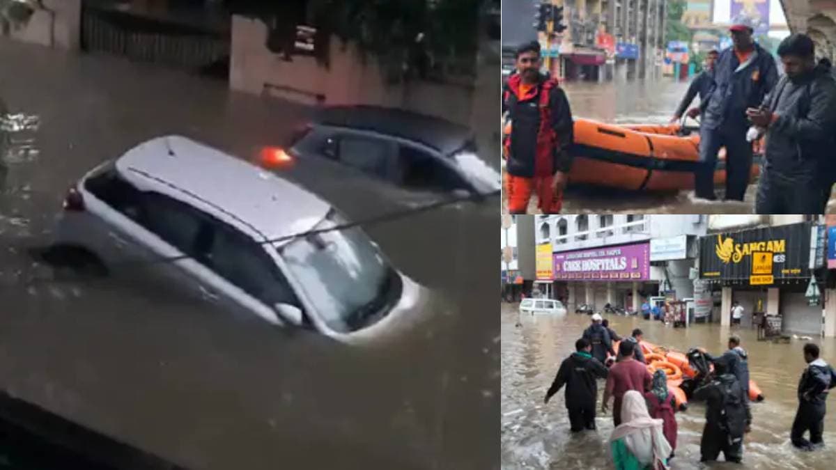 नागपुर में भारी बारिश से बाढ़, 25 लोगों का रेस्क्यू, स्कूल कॉलेज बंद; नासिक में उफान पर गोदावरी नदी