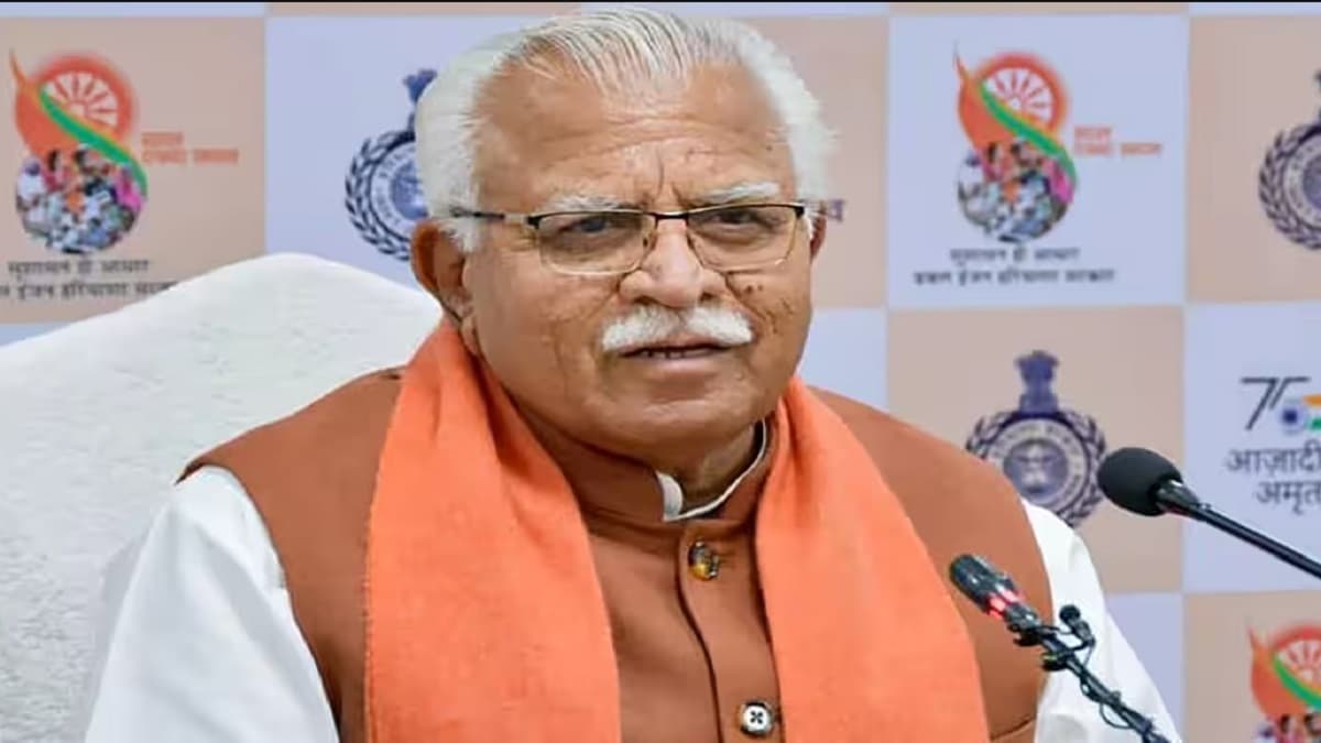 Haryana CM Manohar Lal Haryana CM Manohar Lal